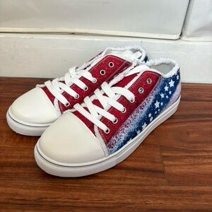 American Flag Sneakers